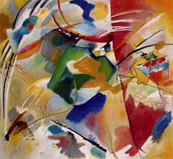  painting_with green_center by wasilly Kandinsky
